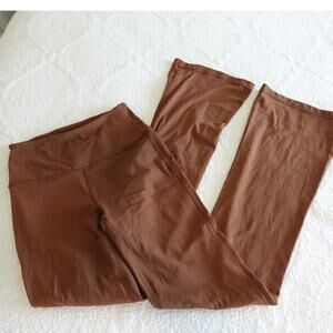 Lululemon saddle brown yoga pants Brown High Rise Leggings Yoga Athletic Gym
